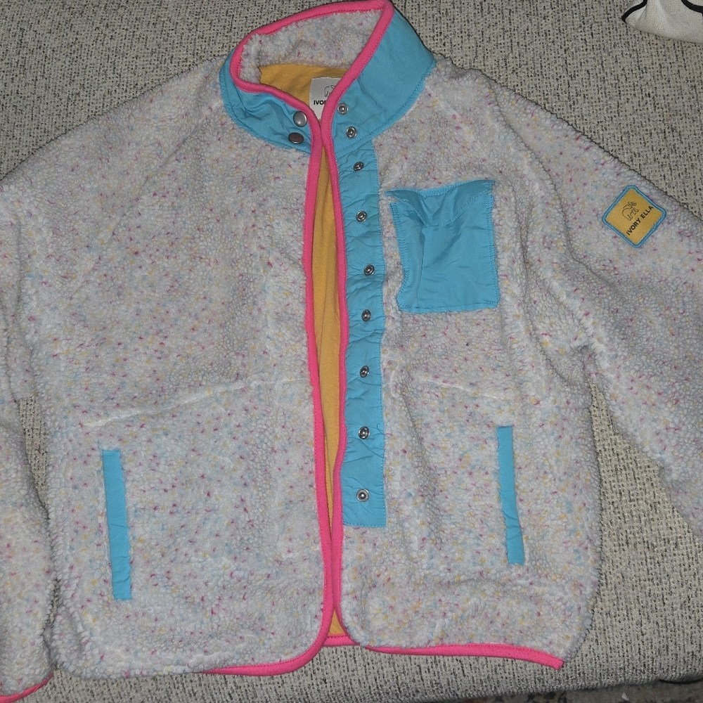 Ivory Ella Rare Bright Side Sherpa Jacket